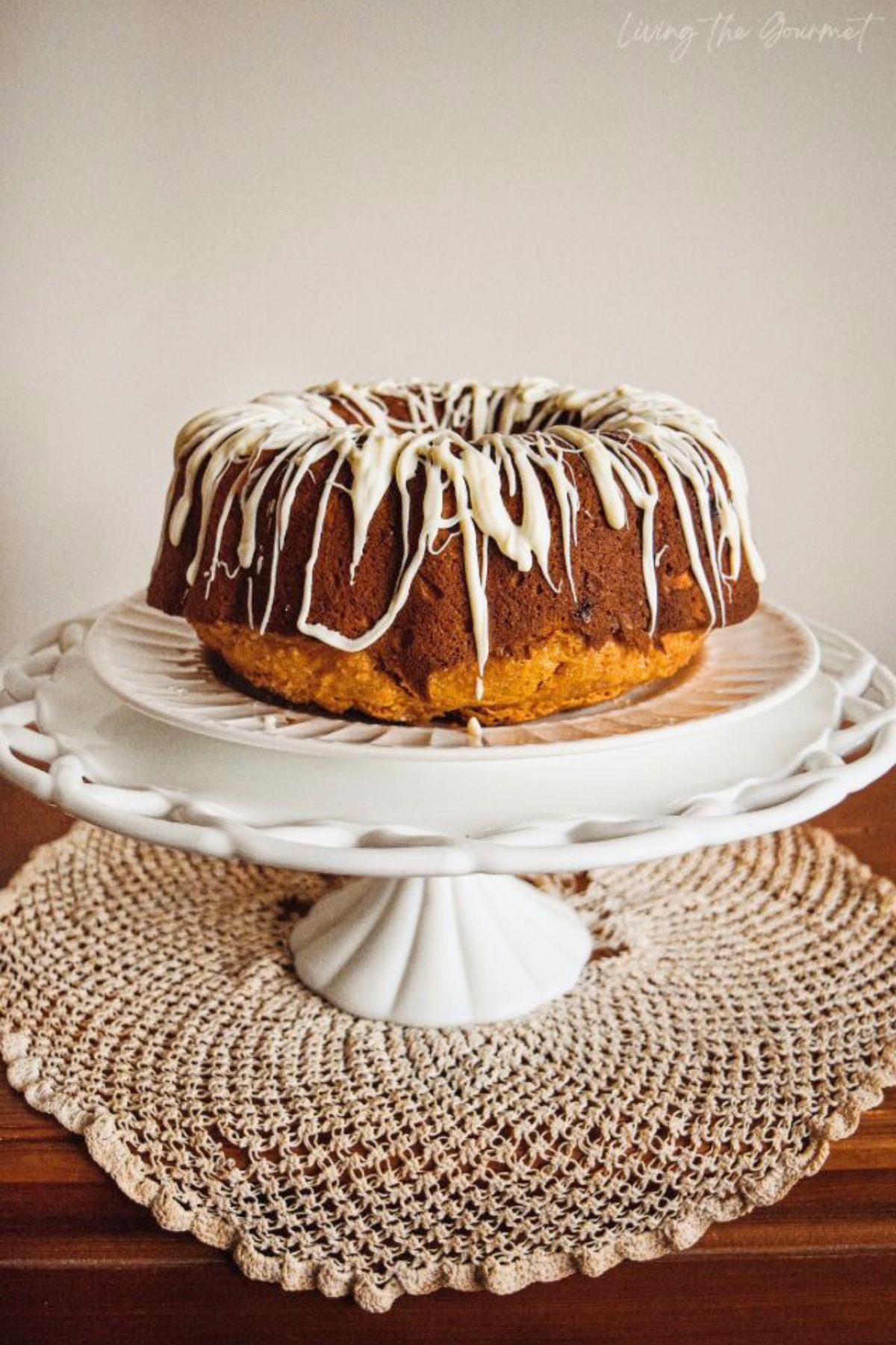 White Chocolate Pumpkin Cake