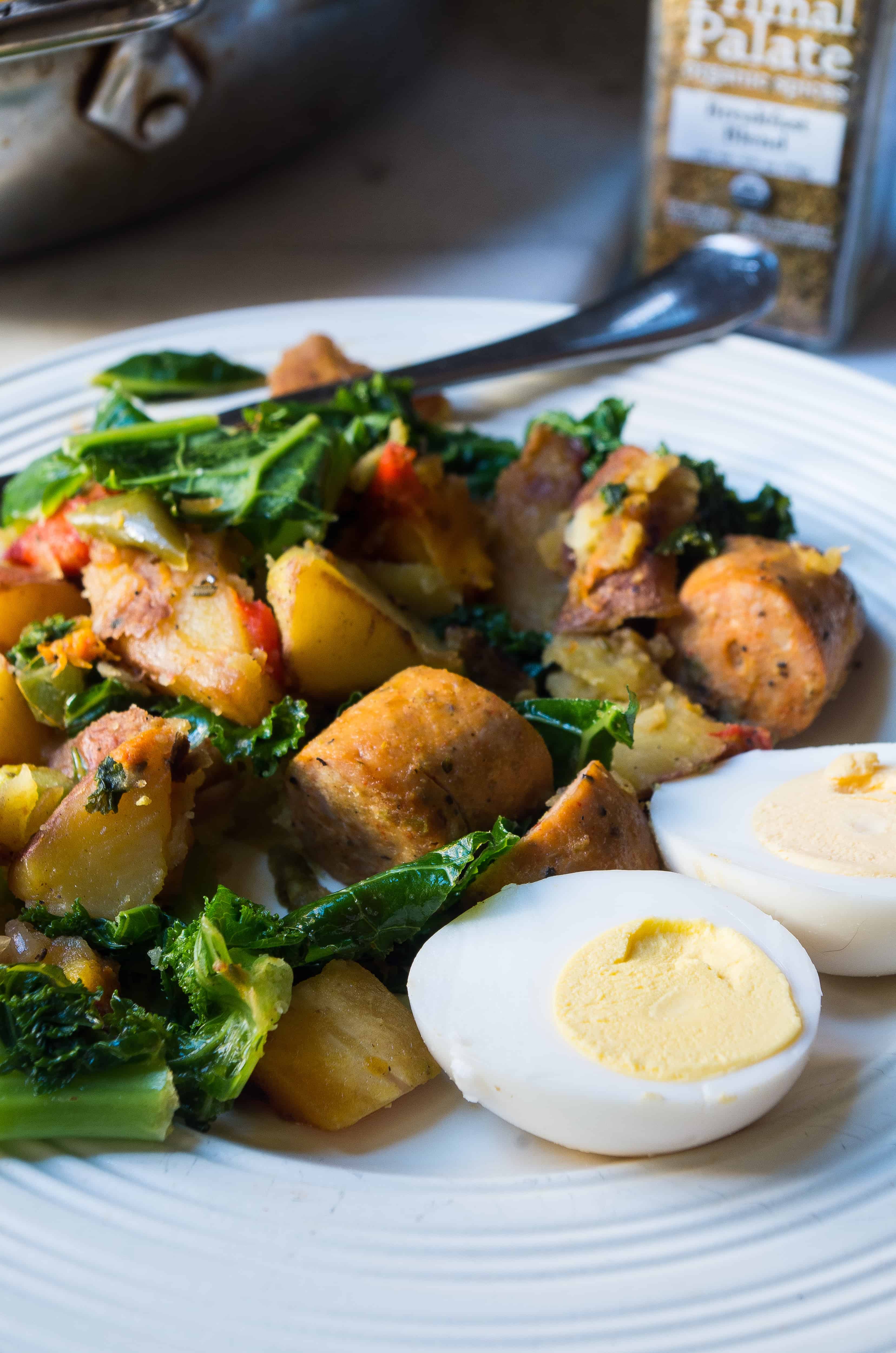 Chicken Sausage Breakfast Skillet