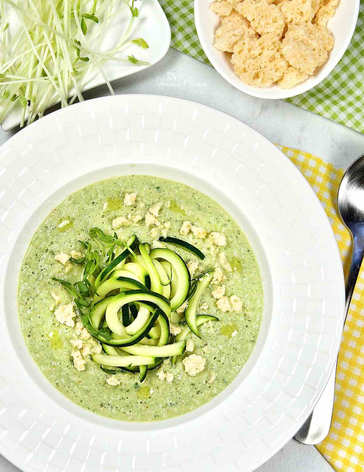 Cold Gazpacho Style Zucchini