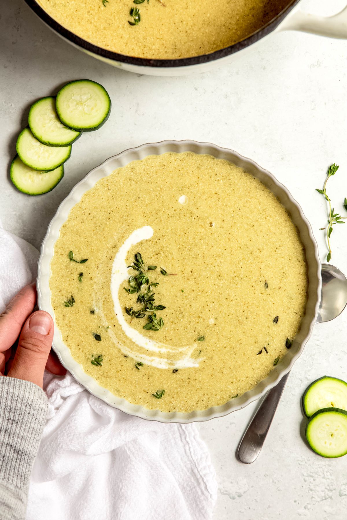 Potato Zucchini Summer Soup