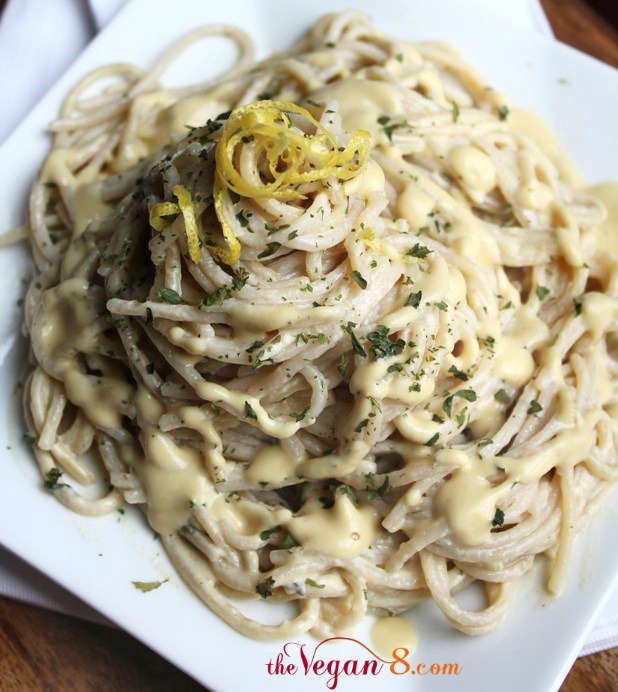 Cashew Alfredo with Garlic