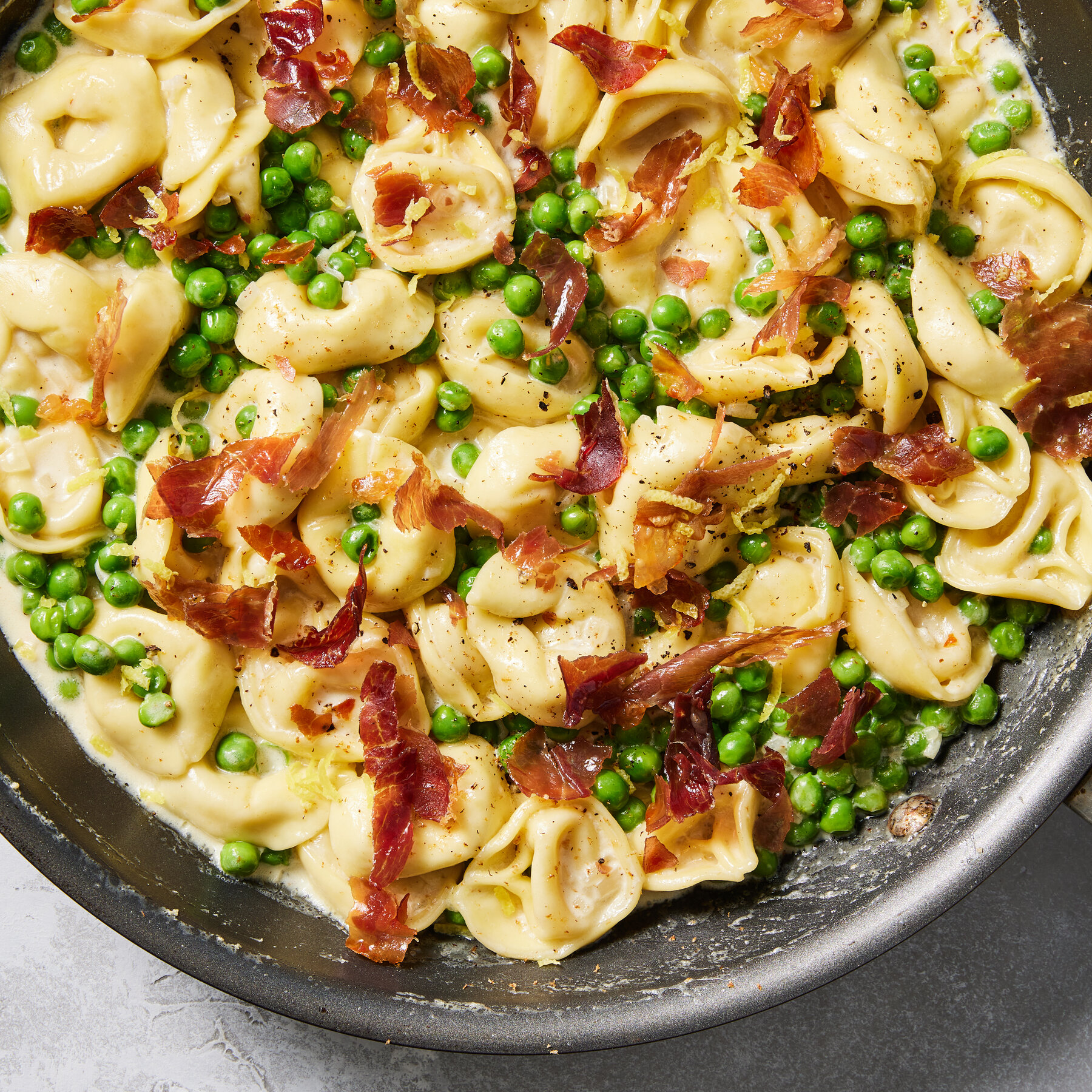 Pea and Prosciutto Toss