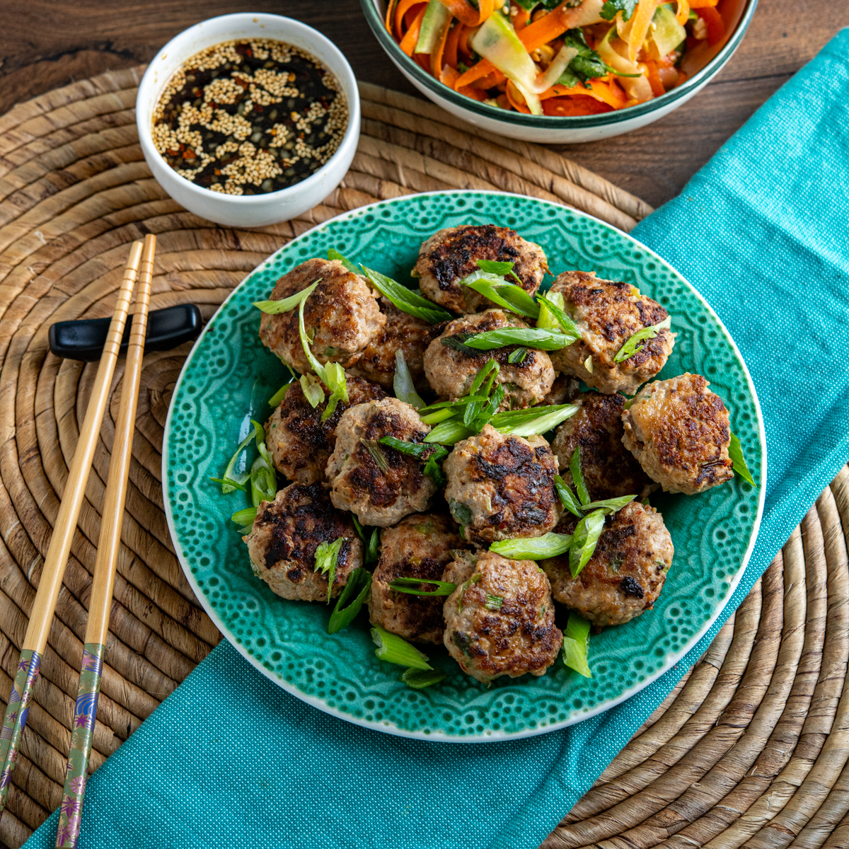 Asian Ginger Sesame Patties