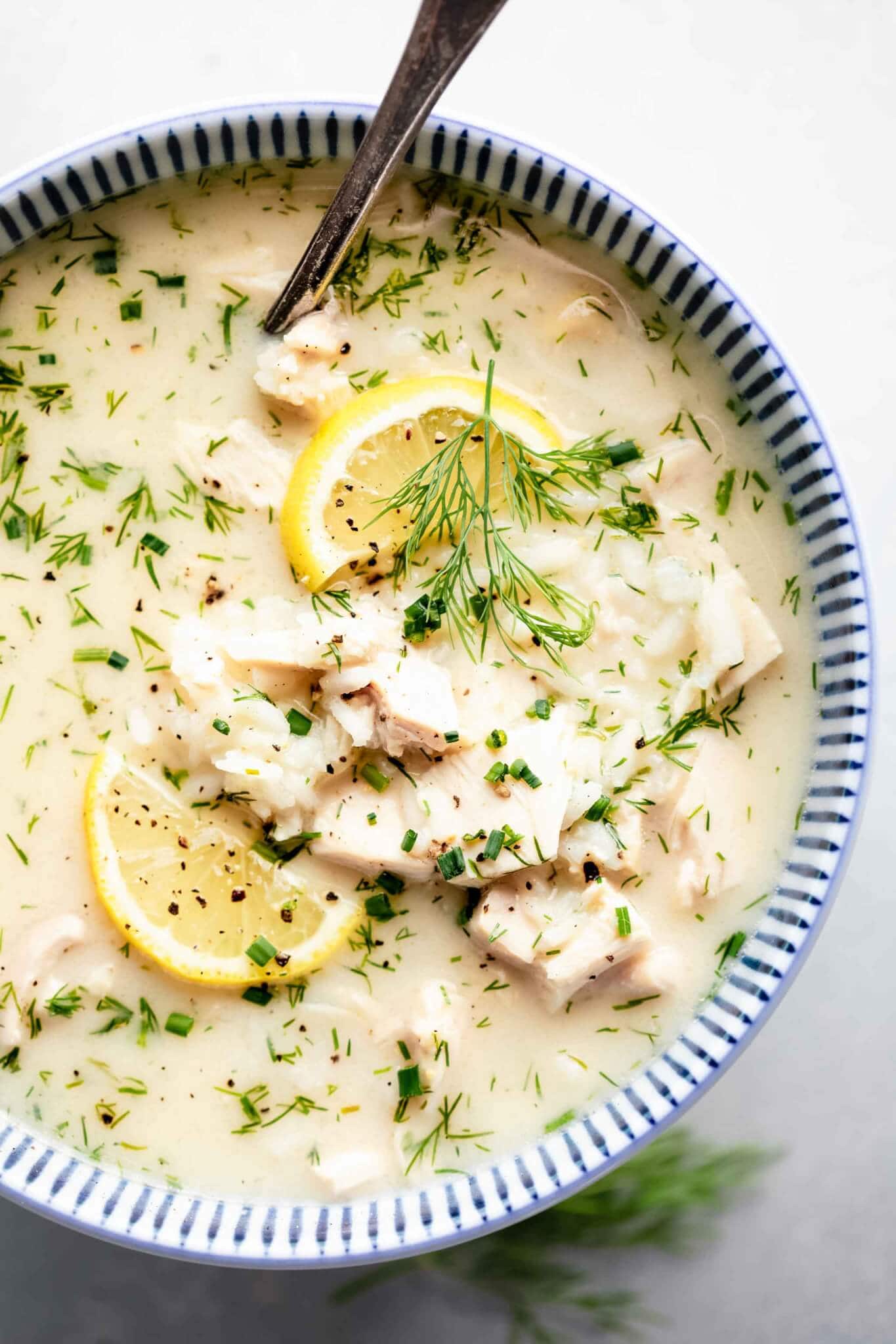Lemon Dill Chicken Soup