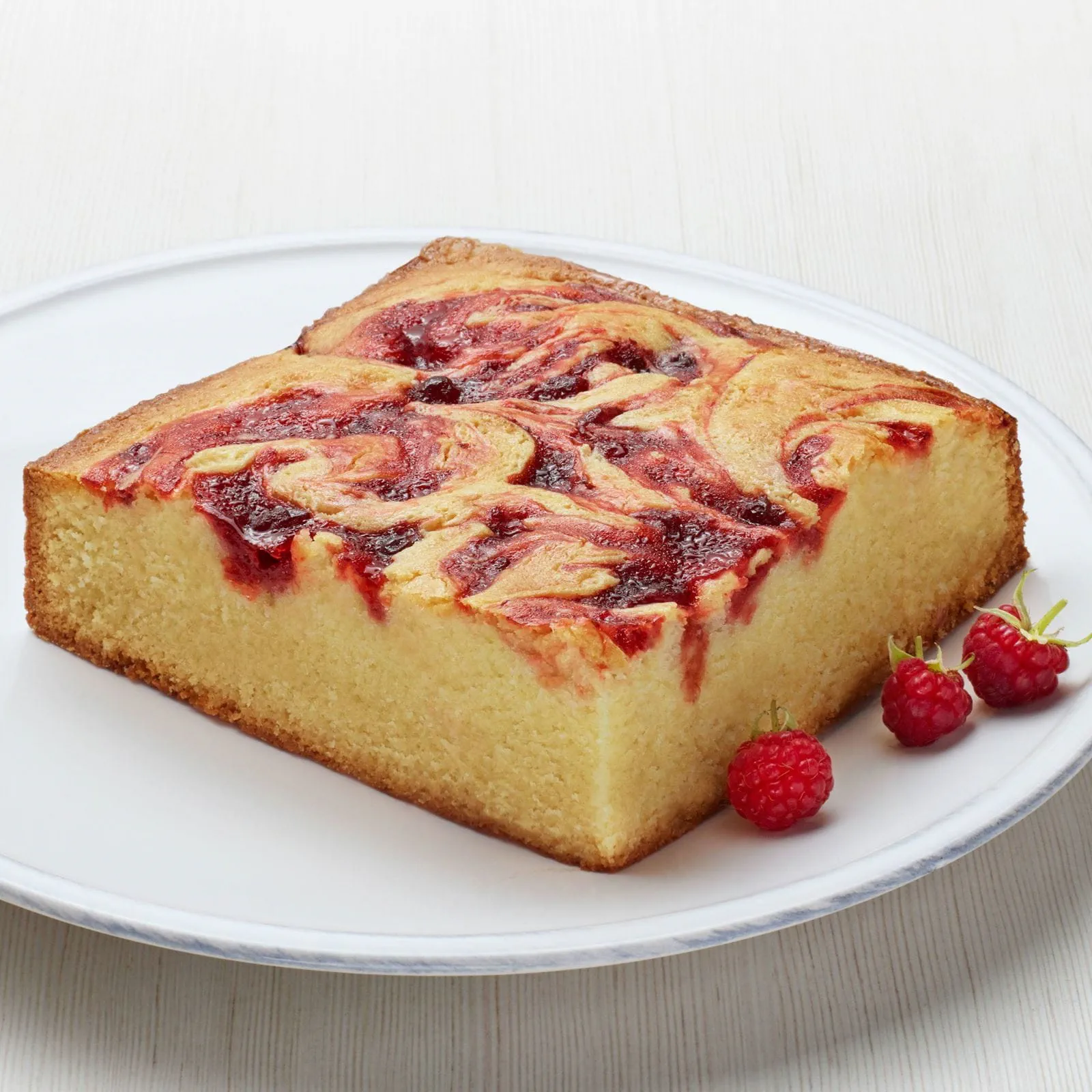 Strawberry Jam Swirl Cake