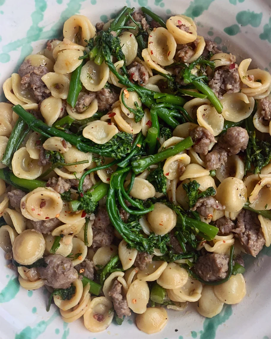 Beef Tortellini With Broccoli Rabe