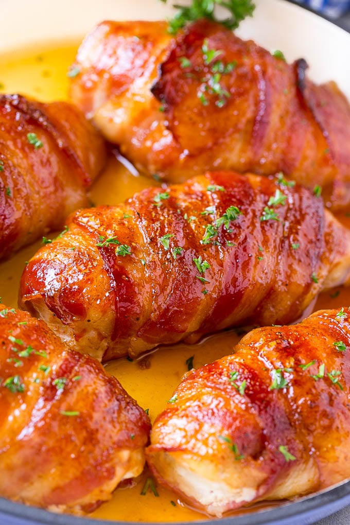 Crispy Bacon Chicken Cutlets