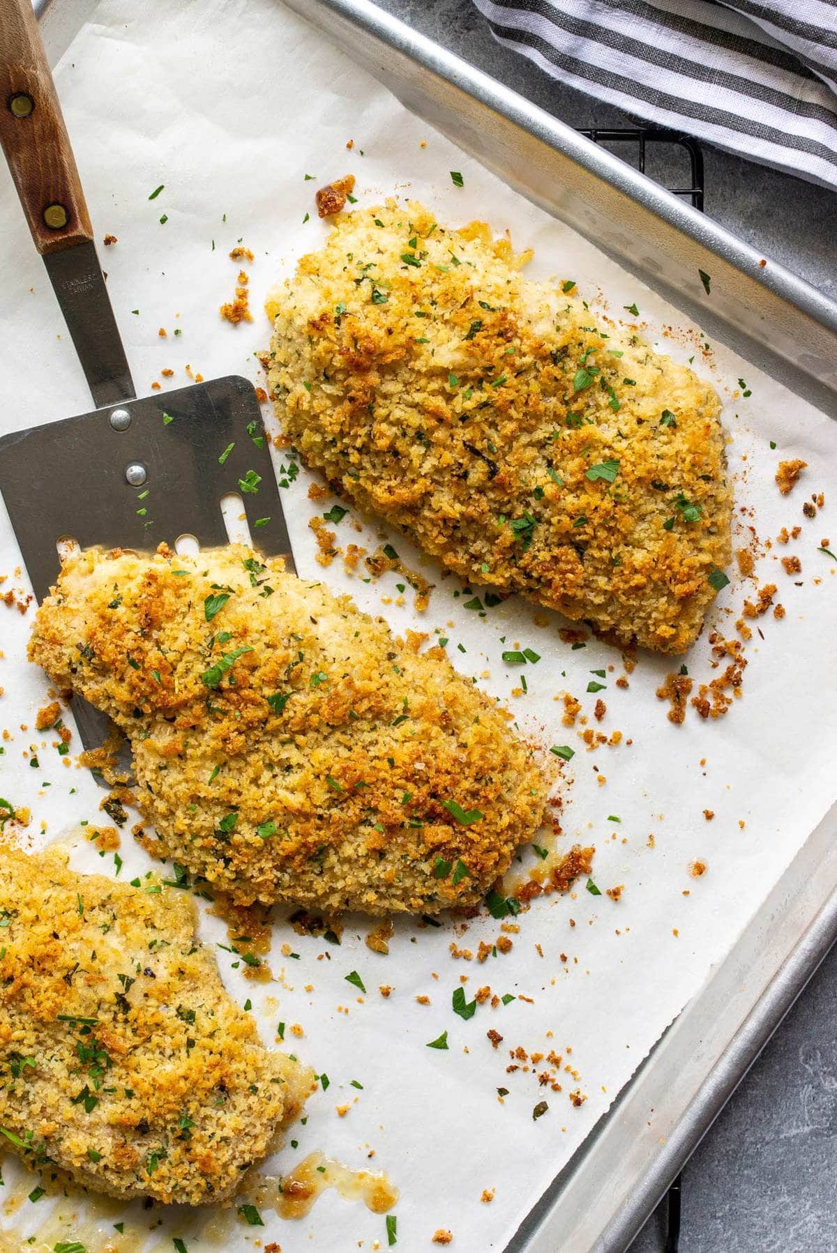 Garlic Parmesan Crusted Chicken