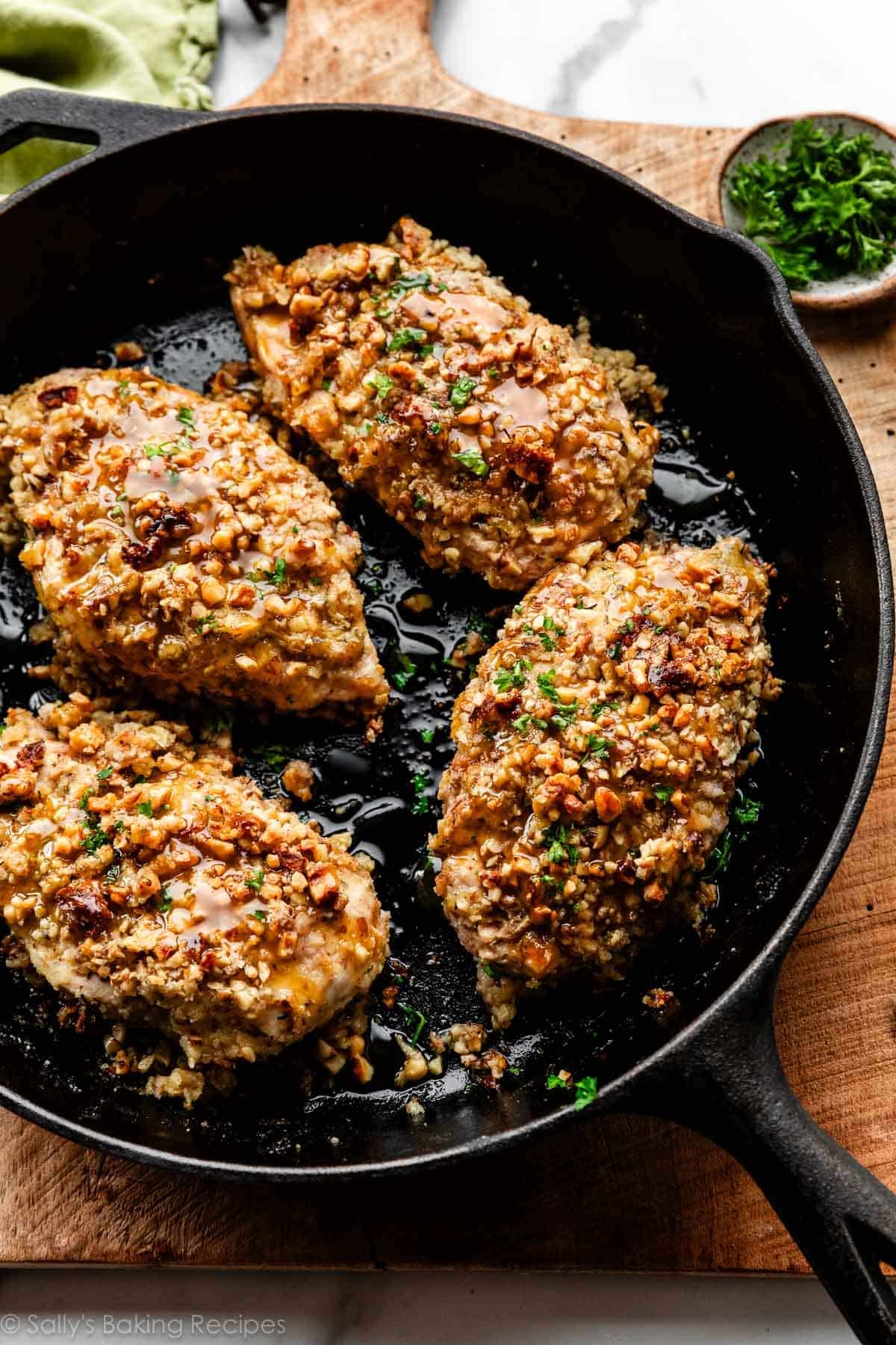 Walnut Crusted Chicken
