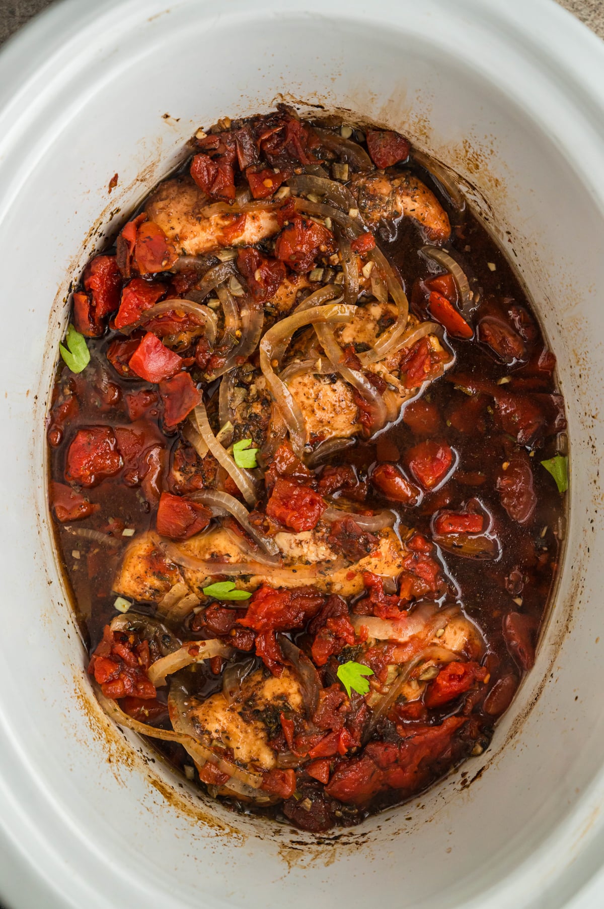 Balsamic Chicken with Tomatoes