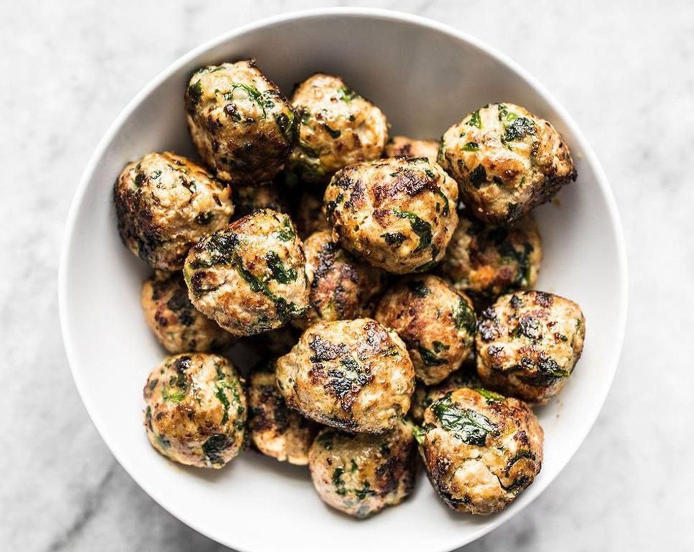 Spinach and Feta Turkey Meatballs