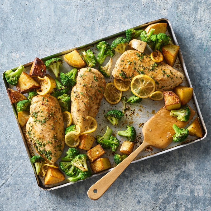 Lemon Herb Roasted Chicken and Potatoes