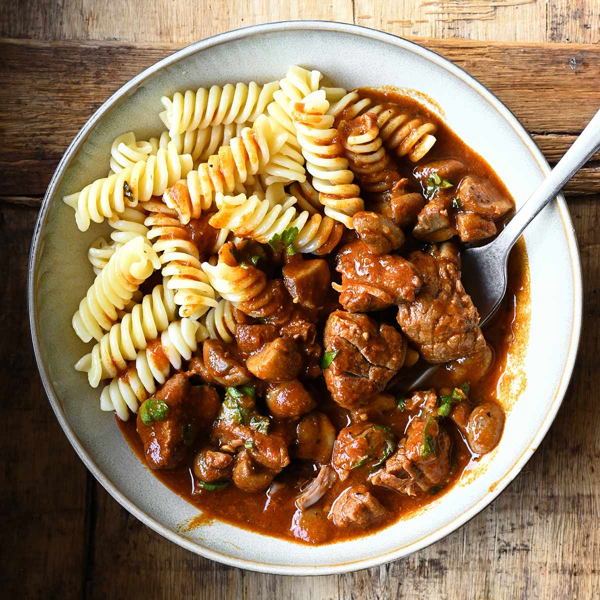 Beef Mushroom Goulash
