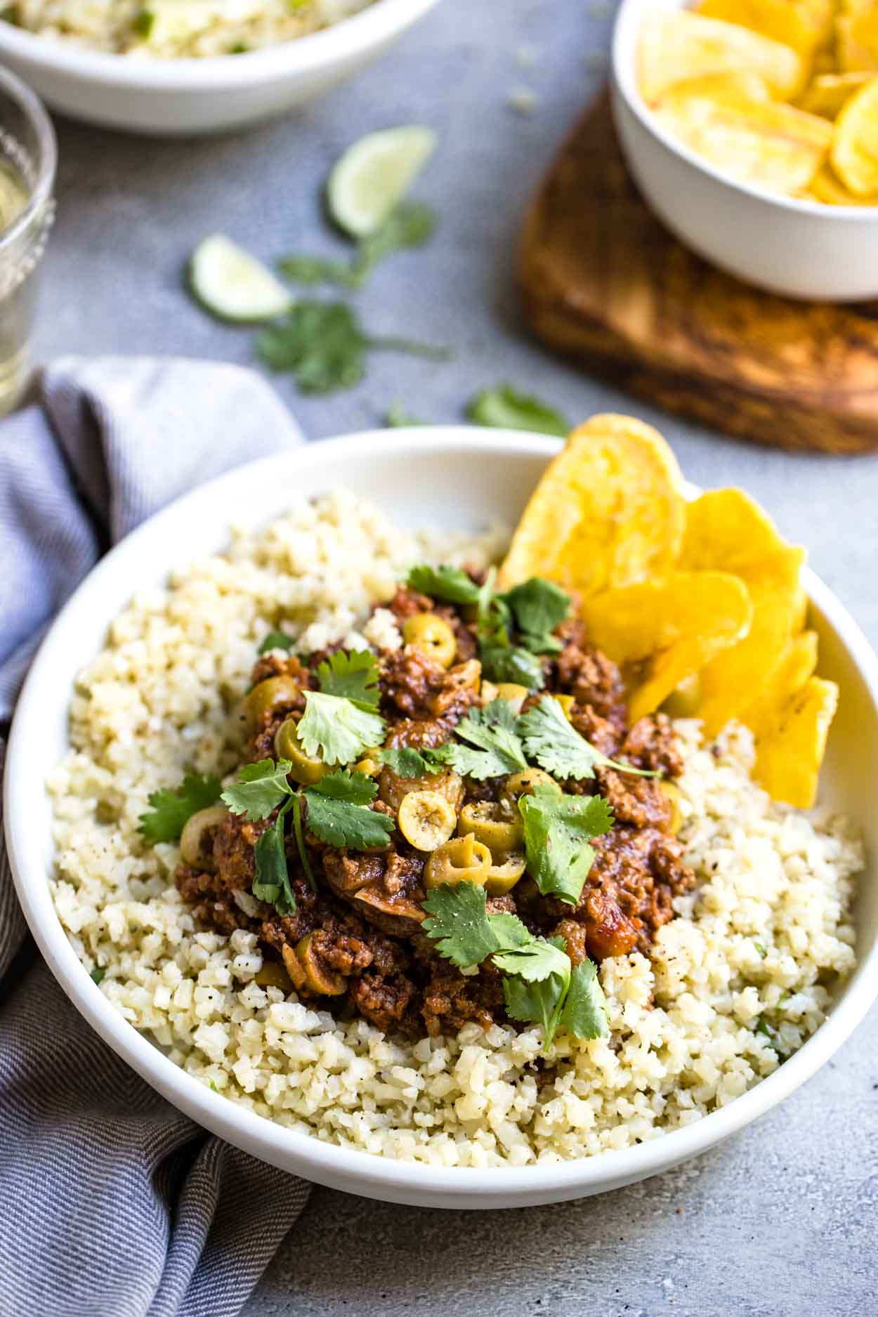 Picadillo with Cauliflower Rice