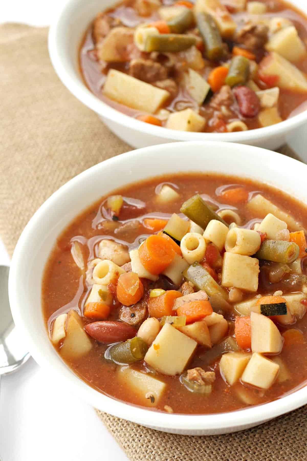 Beef Vegetable Minestrone