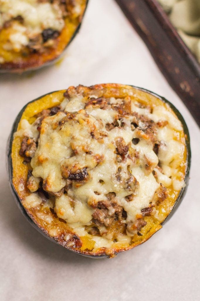 Beef-Stuffed Acorn Squash