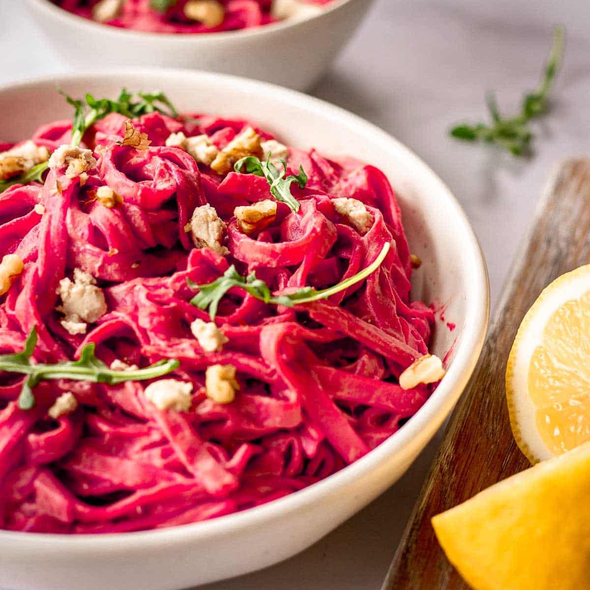 Beetroot Sauce Pasta