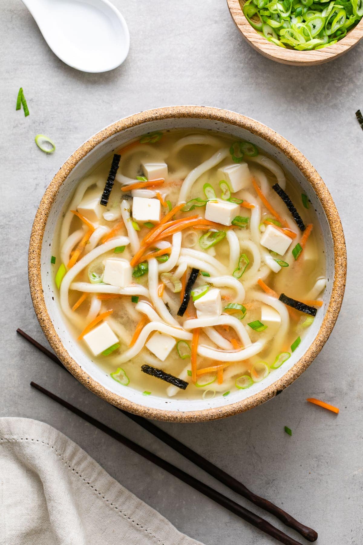 Miso Noodle Broth Soup