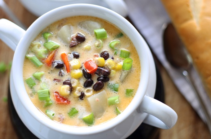 Black Bean and Corn Chowder