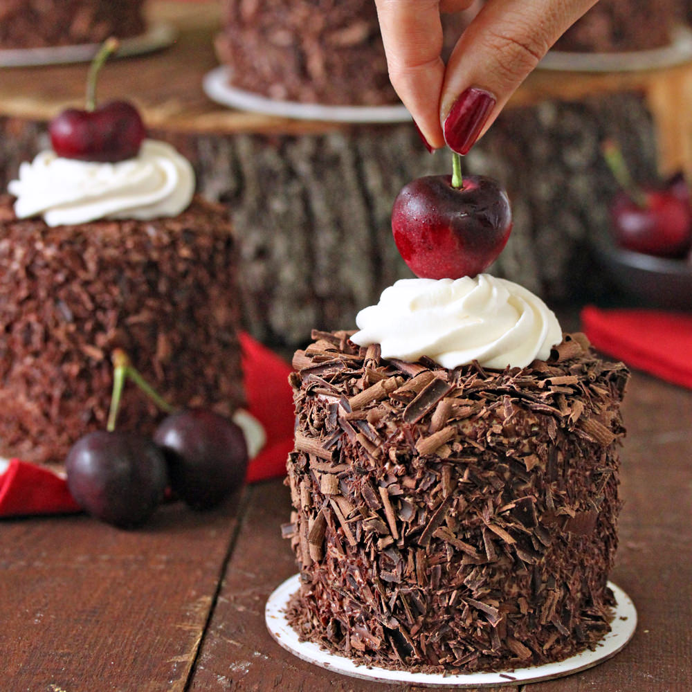 Black Forest Mini Cakes