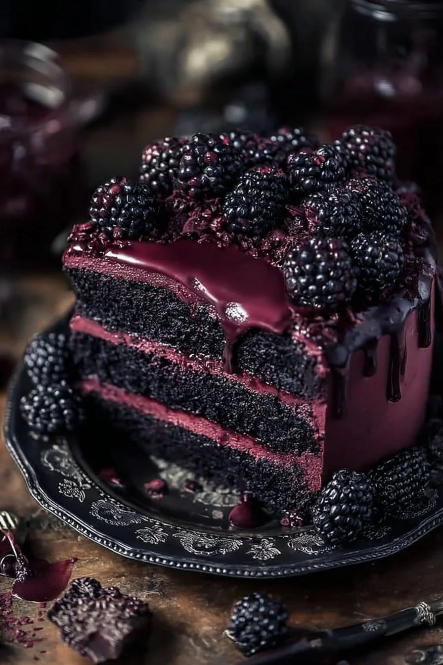 Blackcurrant Velvet Cake