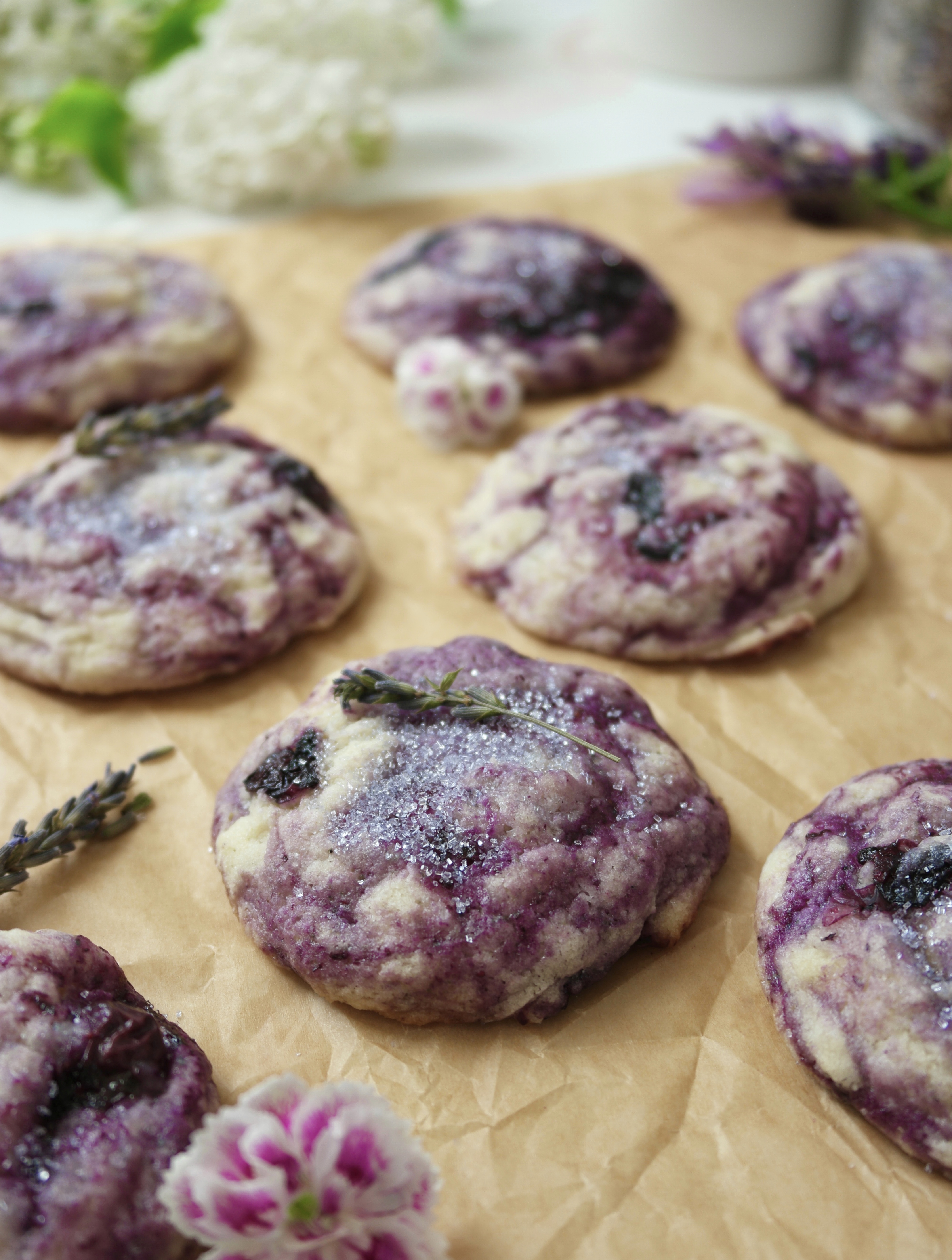 Blueberry Lavender Cookies
