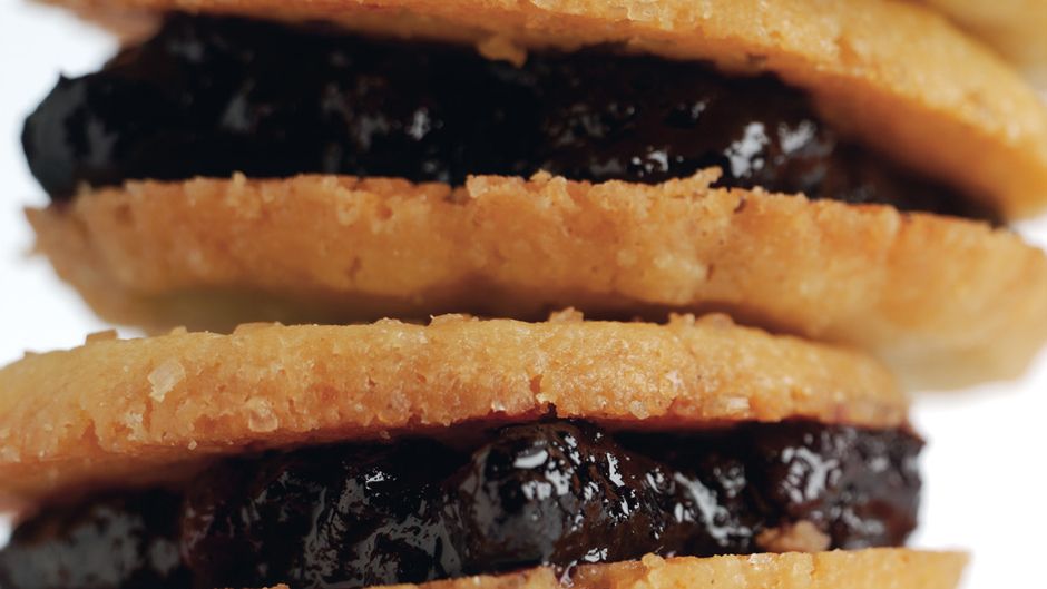 Blueberry Jam Sandwich Cookies