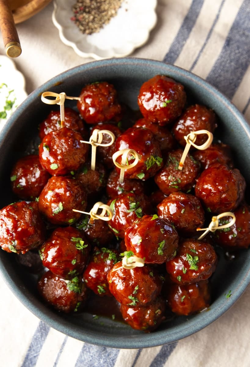 Maple Bourbon Meatballs