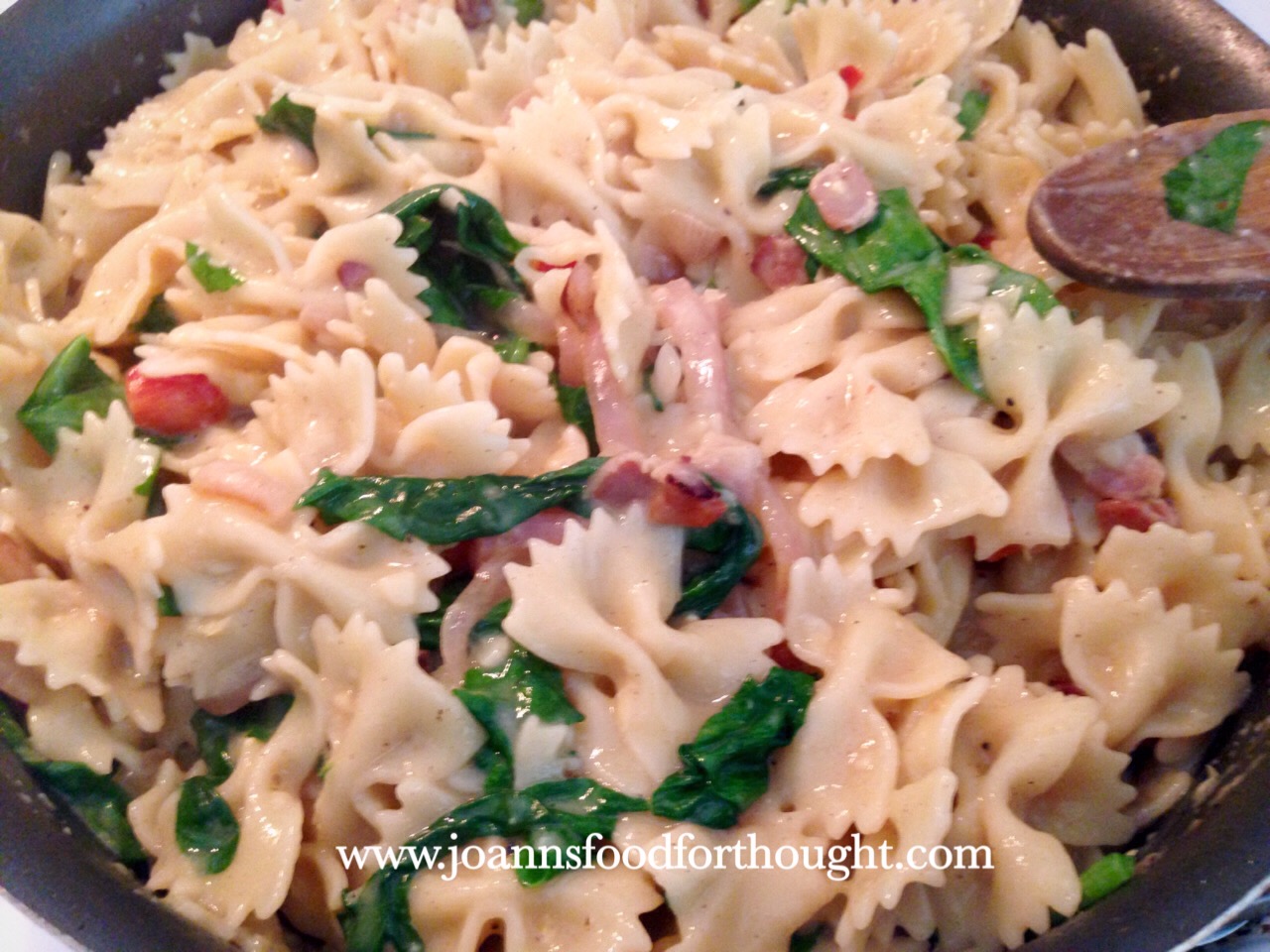 Bacon Spinach Cream Sauce