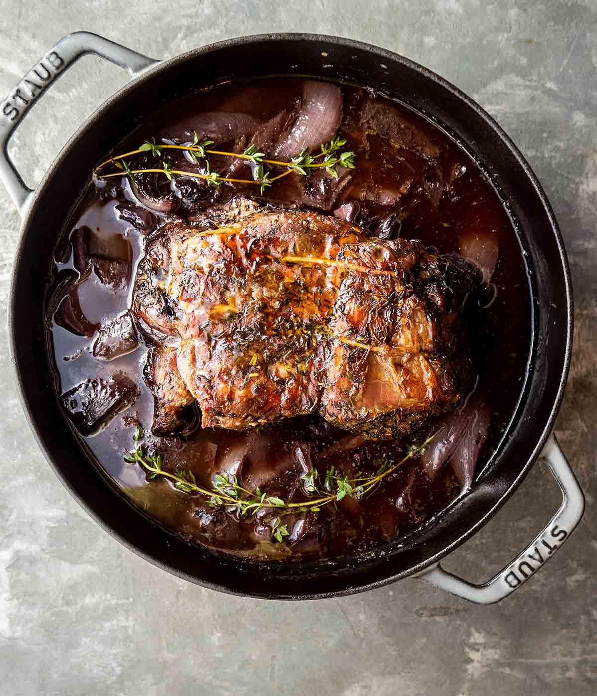 Red Wine Braised Pulled Pork