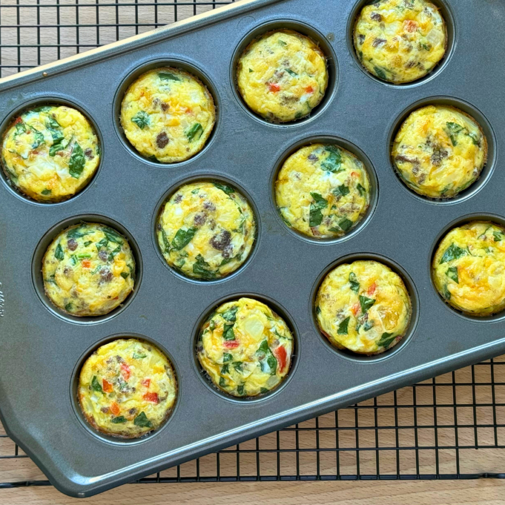 Beef and Broccoli Egg Muffins