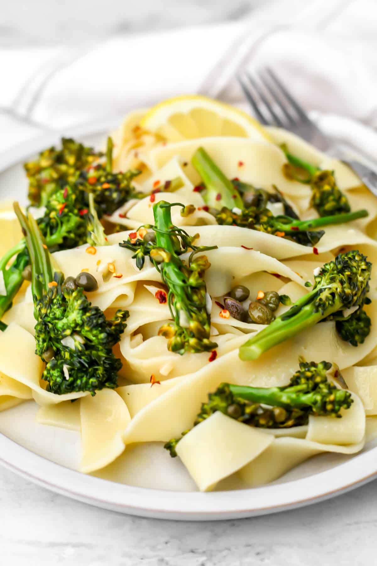 Broccolini And Lemon Pasta