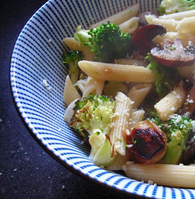 Broccoli Pasta with Caramelized Onions
