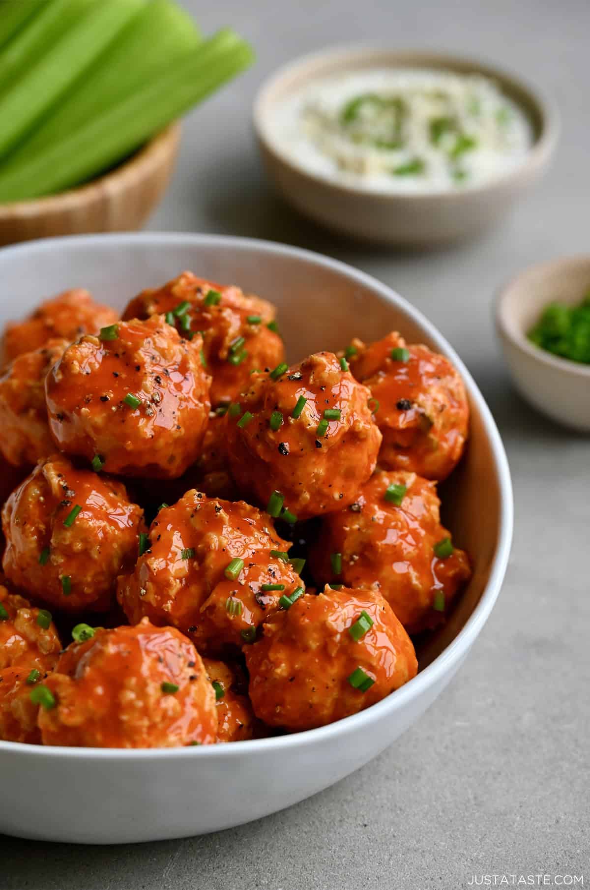 Buffalo Chicken Meatballs