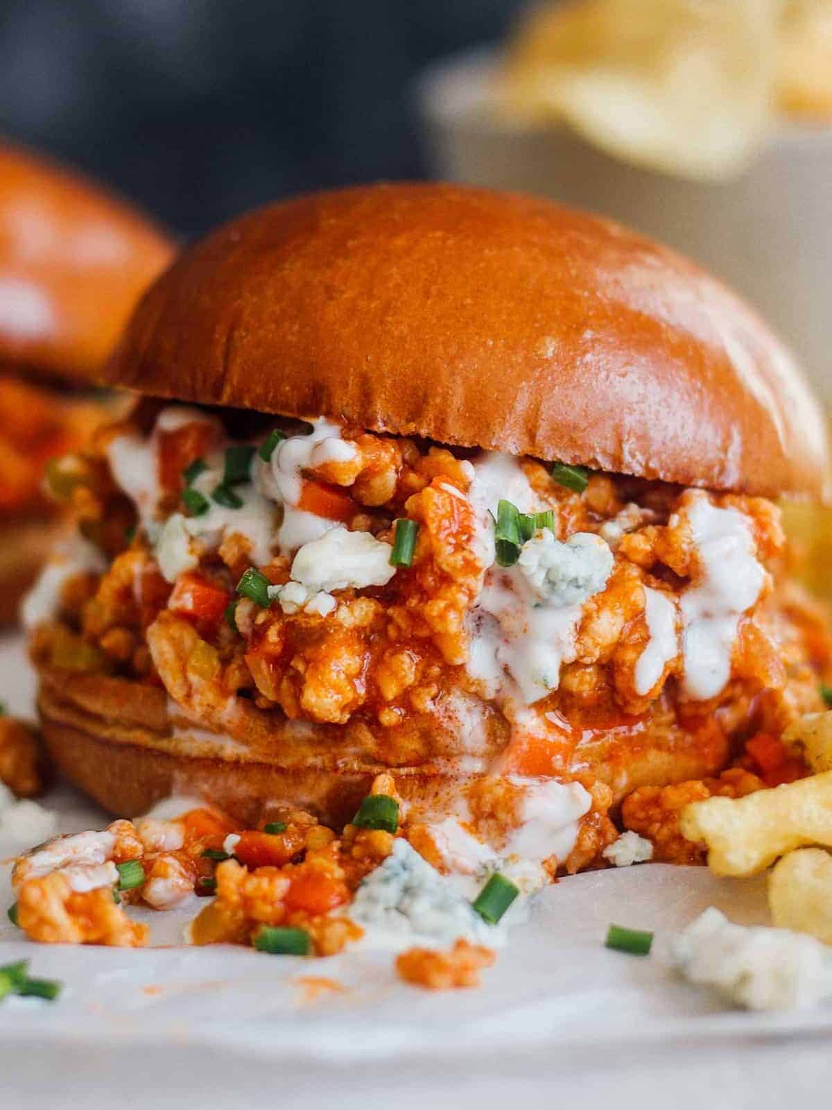 Latin-Spiced Chicken Sloppy Joes