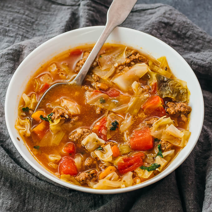 Spicy Beef and Cabbage