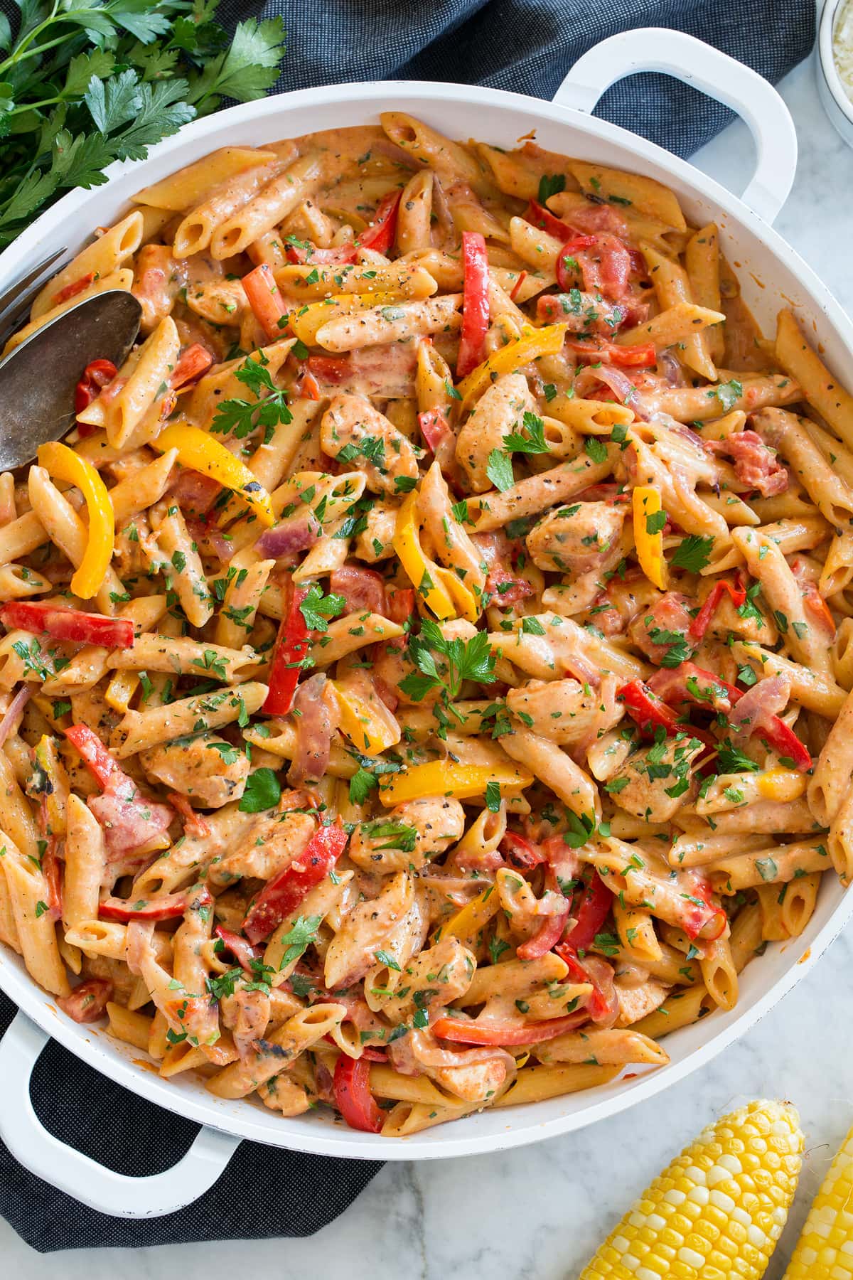 Cajun Chicken Pasta with Peppers