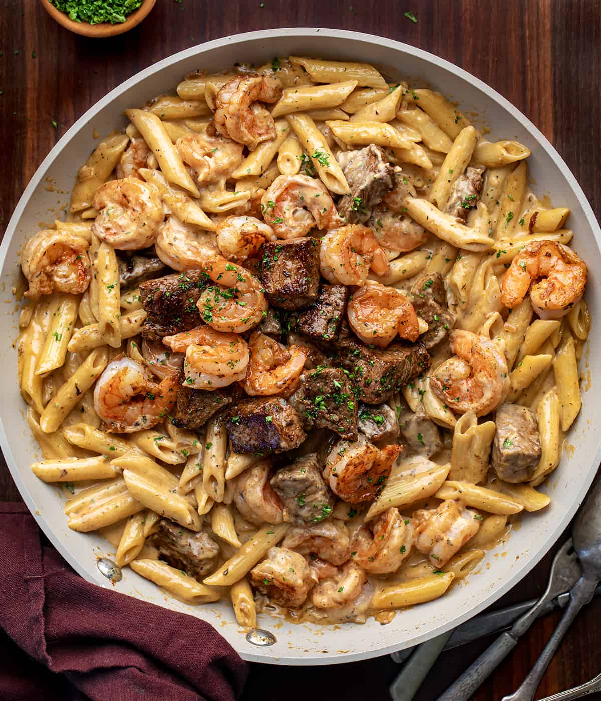 Blackened Steak Cajun Pasta