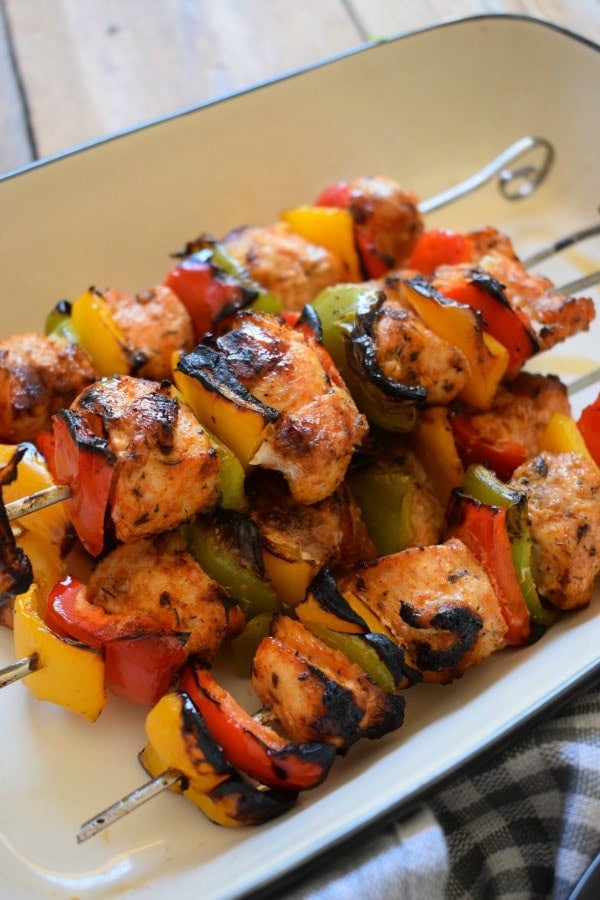 Cajun Spiced Chicken Skewers