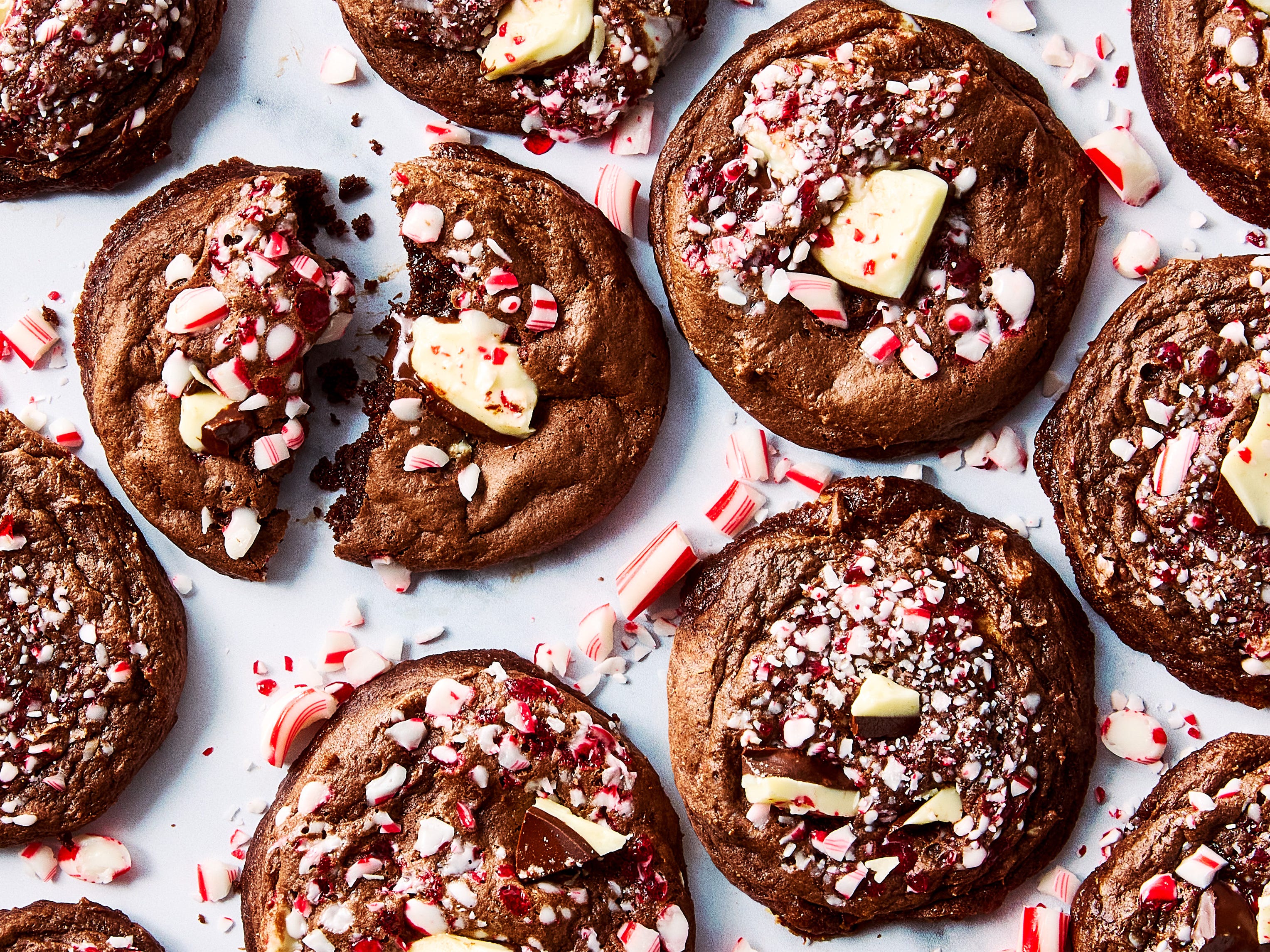Peppermint Bark Cookies