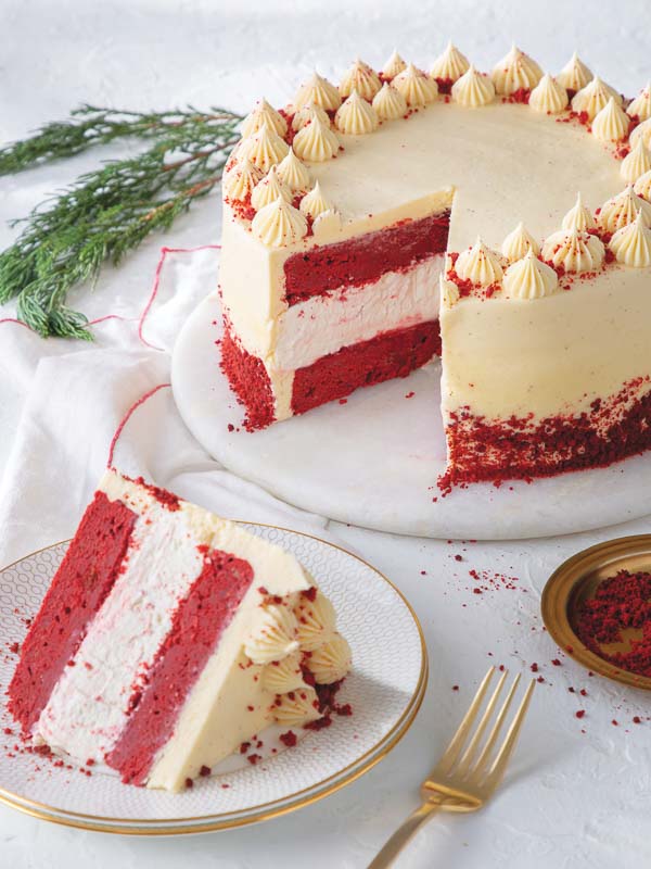 Eggnog Velvet Cake