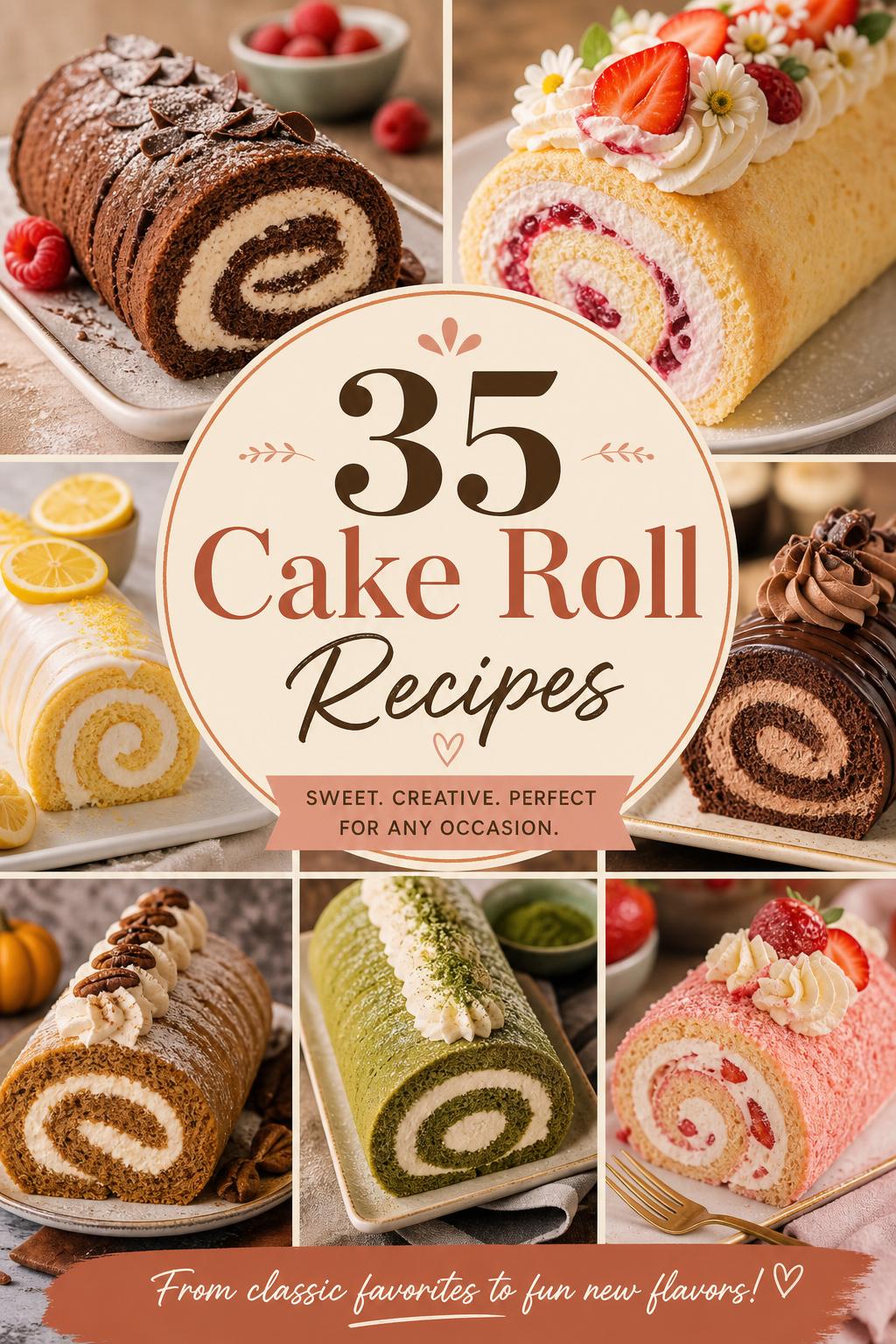 35 Cake Roll Recipes