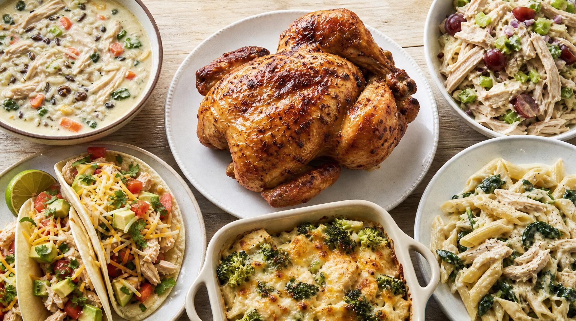 35 Leftover Rotisserie Chicken Recipes