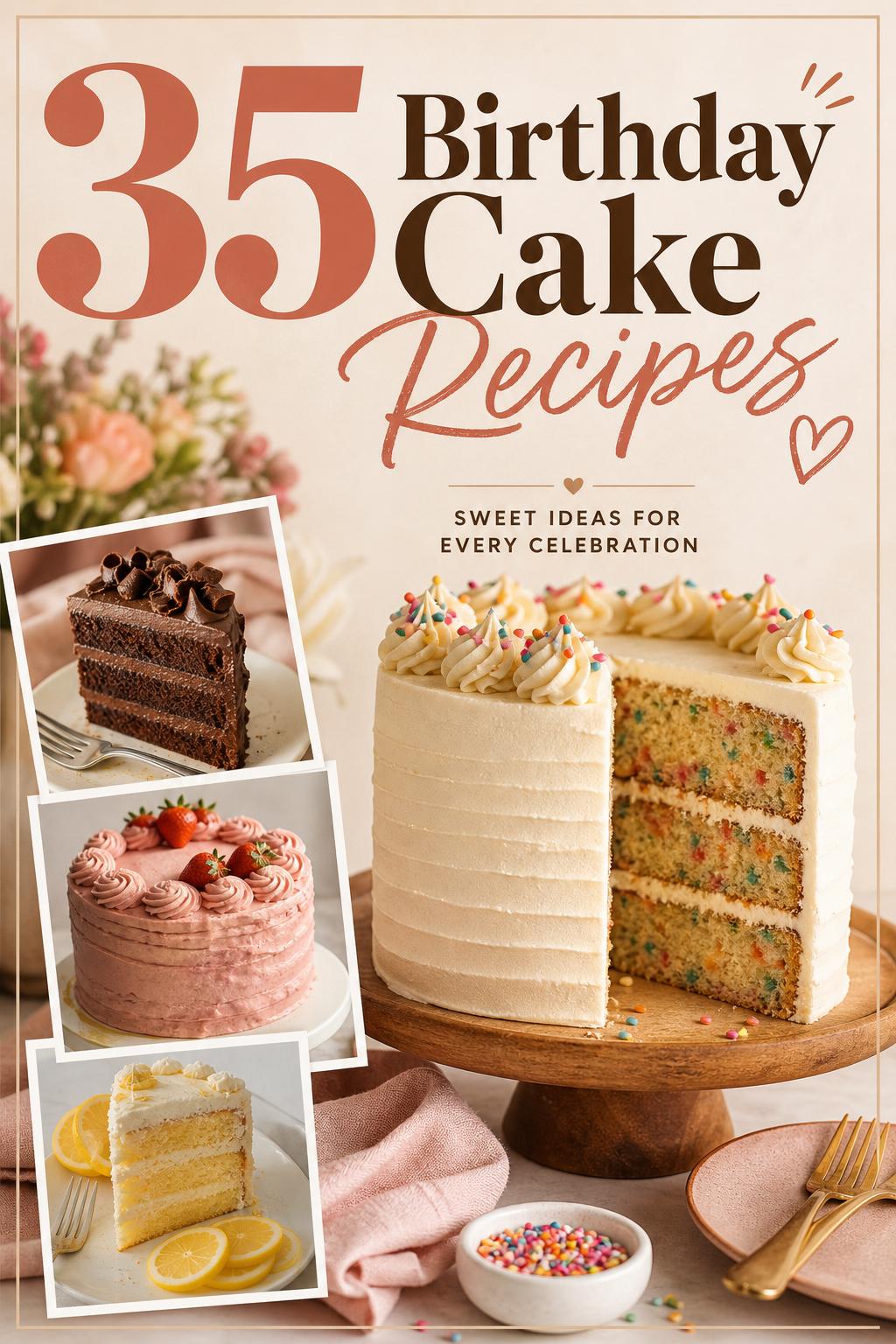 35 Birthday Cake Recipes