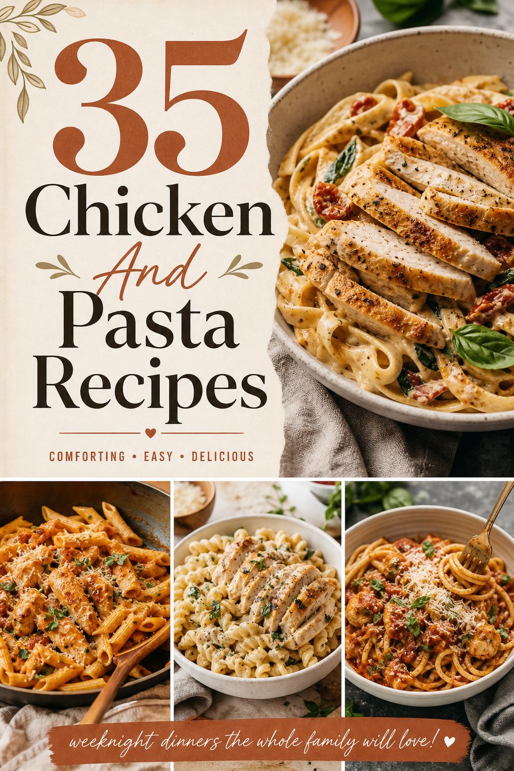 35 Chicken And Pasta Recipes