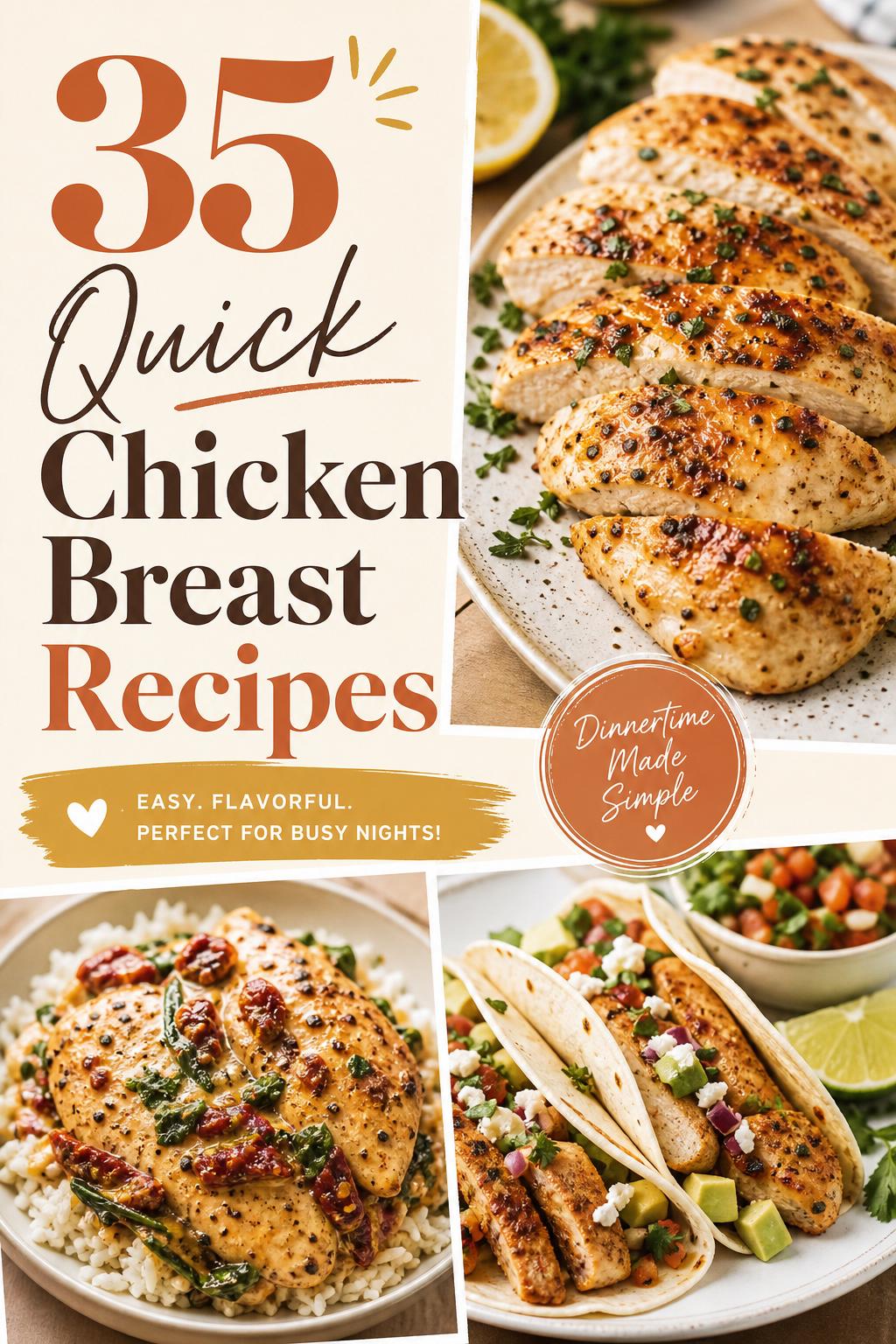 35 Quick Chicken Breast Recipes