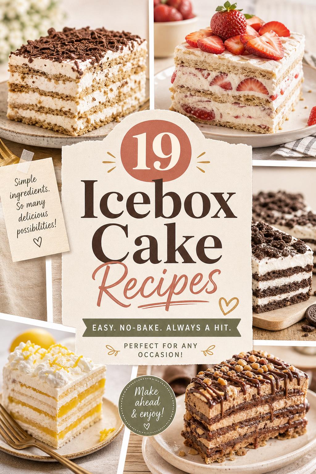 19 Icebox Cake Recipes