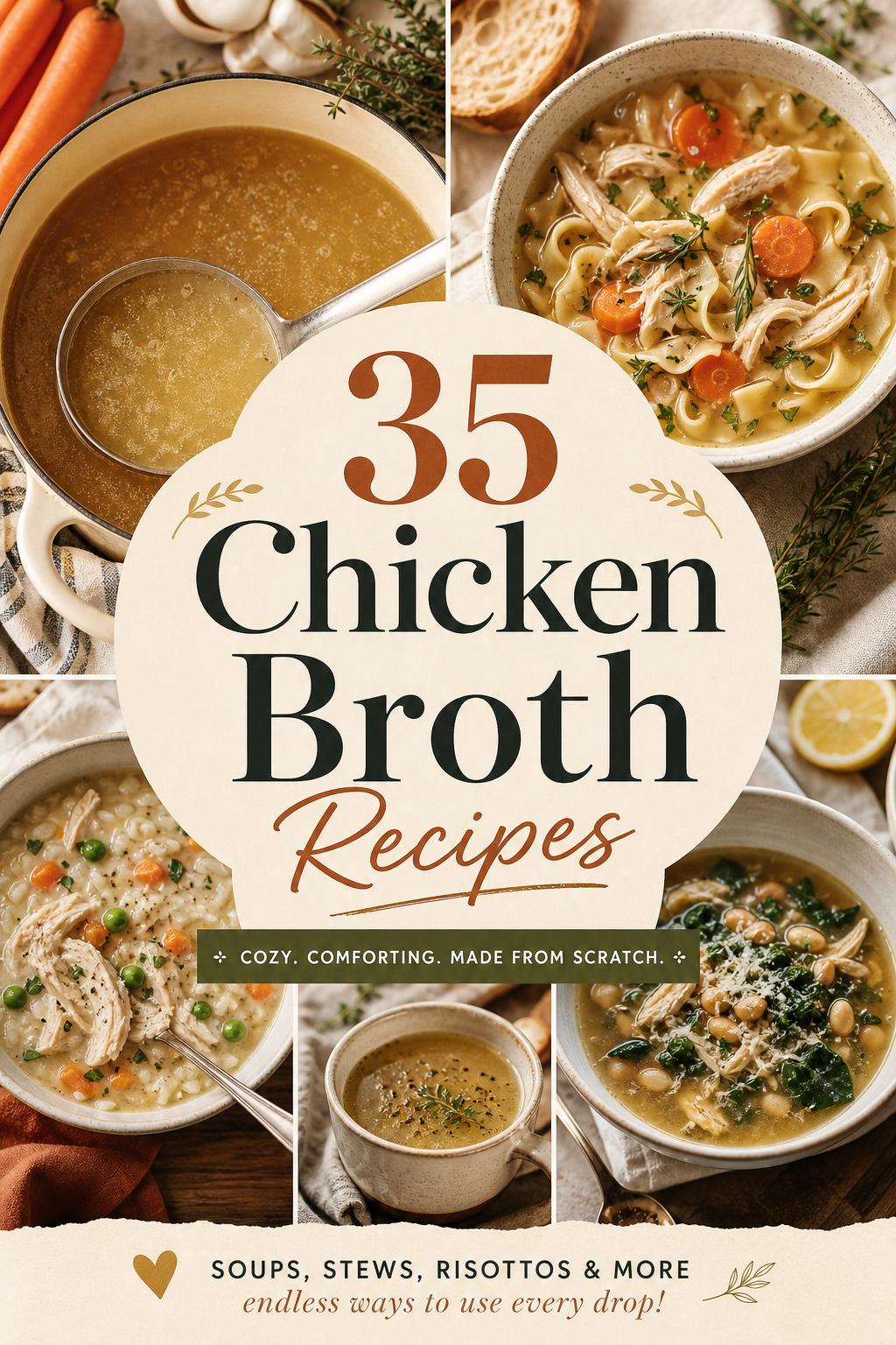 35 Chicken Broth Recipes