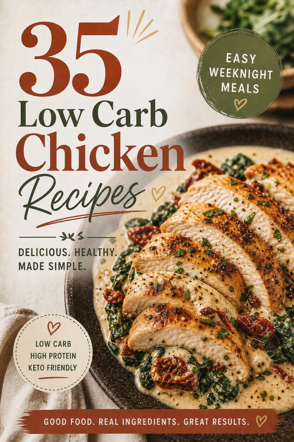 35 Low Carb Chicken Recipes