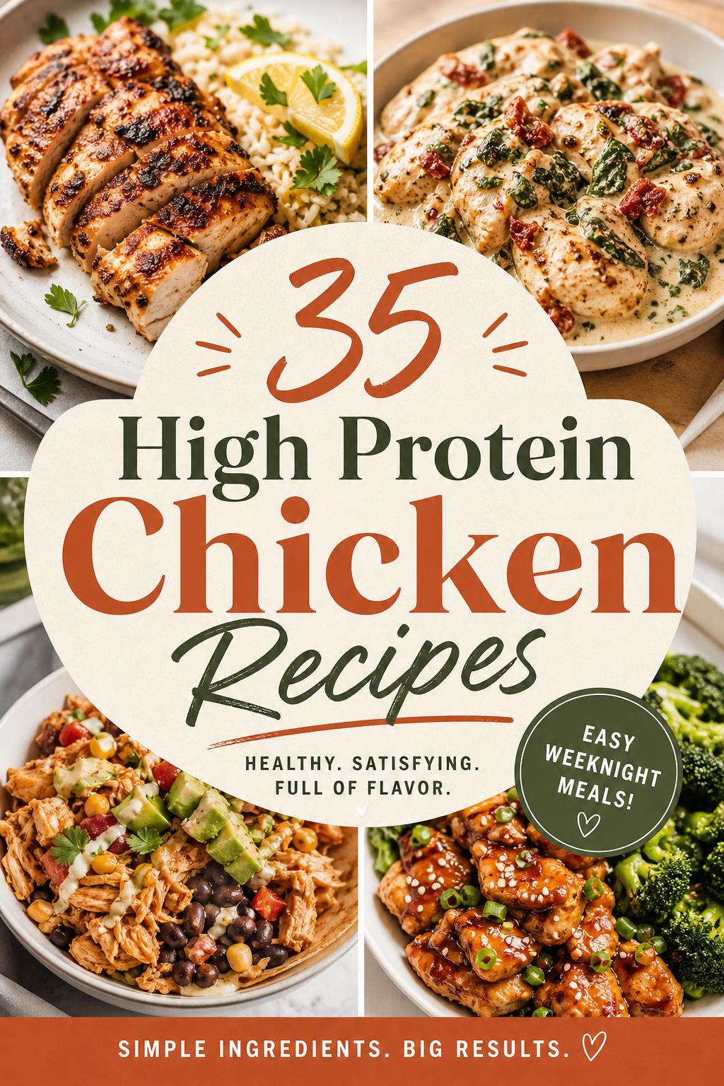 35 High Protein Chicken Recipes